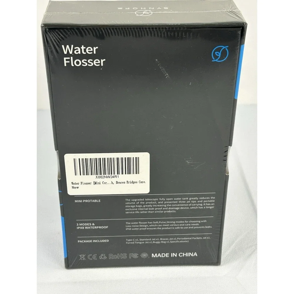 Portable Water Flosser Mini Oral Irrigator USB Rechargeable Waterproof New